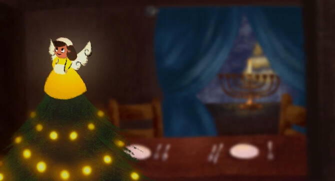 Background Paint, Main Scene